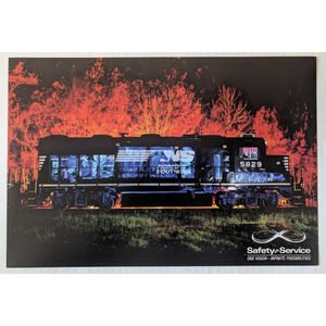 Vintage Railroad Norfolk Southern NS Safety & Service Poster